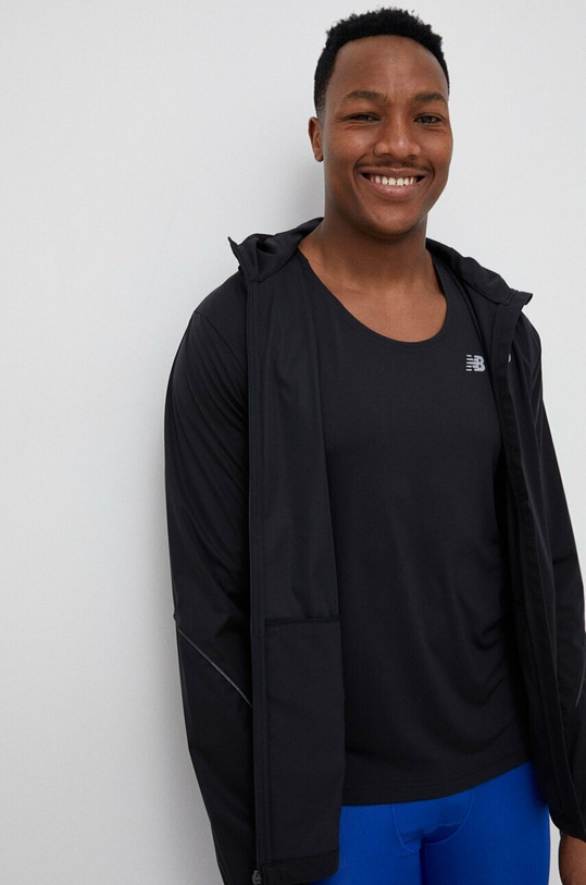 New Balance wiatrówka Impact Run MJ21266BK czarny