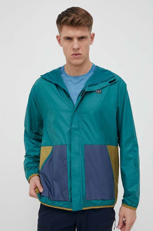 New Balance geaca de ploaie All Terrain cu captuseala verde MJ31507VDA