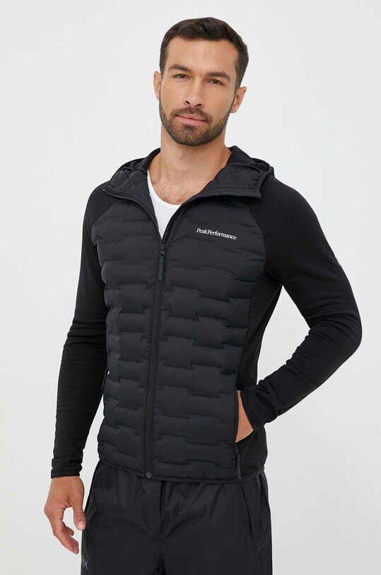 Športna jakna Peak Performance Argon Hybrid Drugo črna G78858