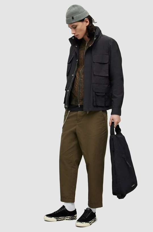 Odzież AllSaints kurtka MASO LIGHT TECH JACK MJ156Y czarny
