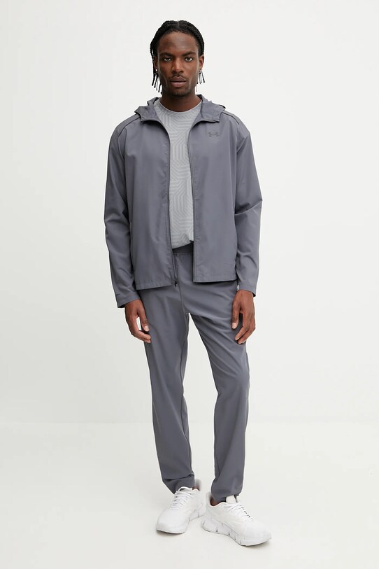 Běžecká bunda Under Armour Storm 1376795 šedá SS25