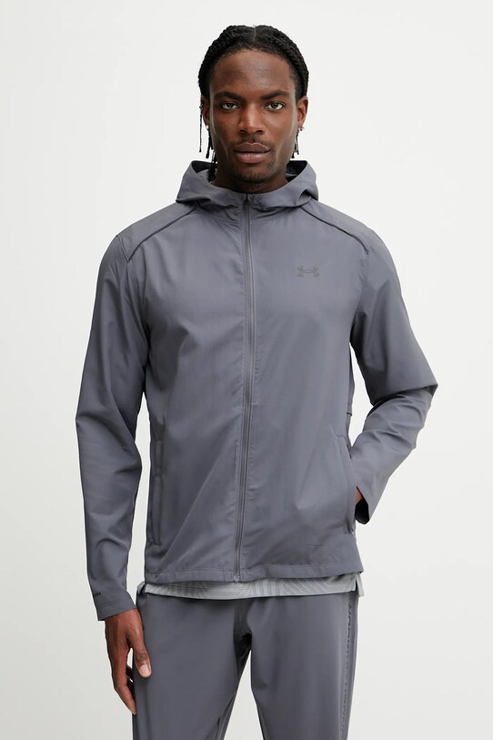Oblečení Běžecká bunda Under Armour Storm 1376795 šedá