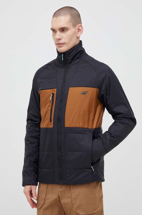 Sportovní bunda 4F přechodné černá 4FSS23TDJAM053