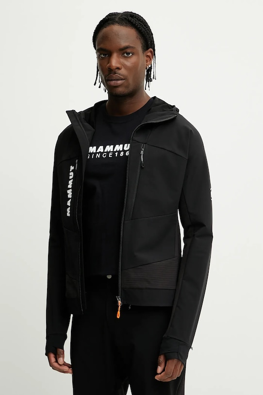 Outdoorová bunda Mammut Aenergy SO Hybrid nezateplené černá 1011.01920