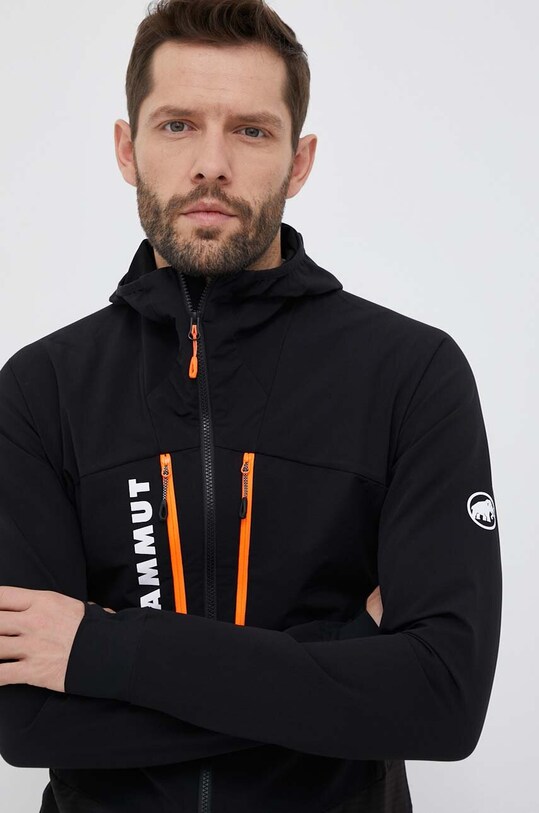 Куртка outdoor Mammut Aenergy SO Hybrid с капюшоном чёрный 1011.01920