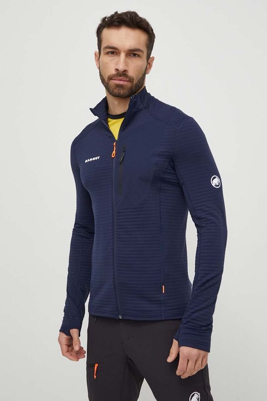 Sportska dukserica Mammut Taiss Light natpis mornarsko plava 1014.04550
