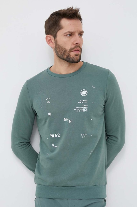 Mammut bluza Core Logo pozostałe zielony 1014.04051