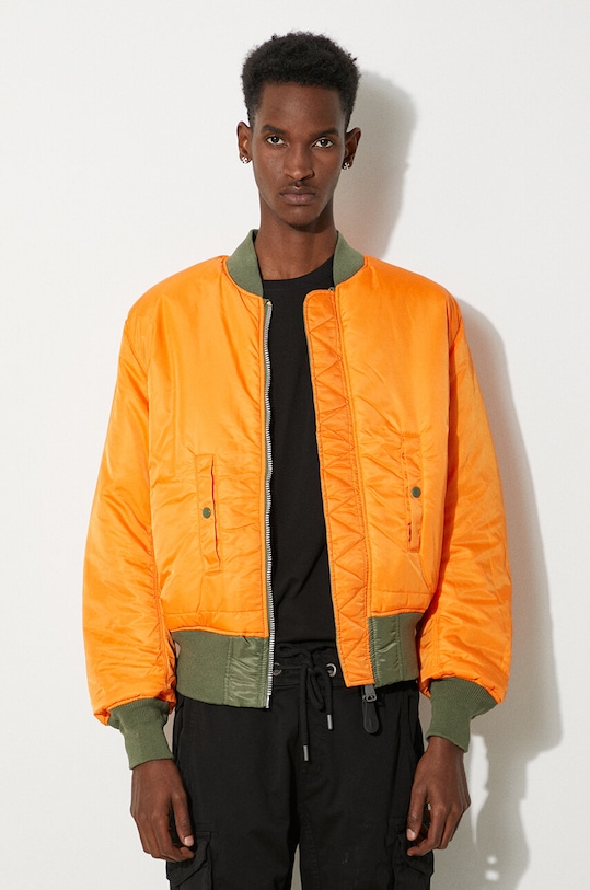 Oboustranná bomber bunda Alpha Industries MA-1 100101.01 zelená AW23