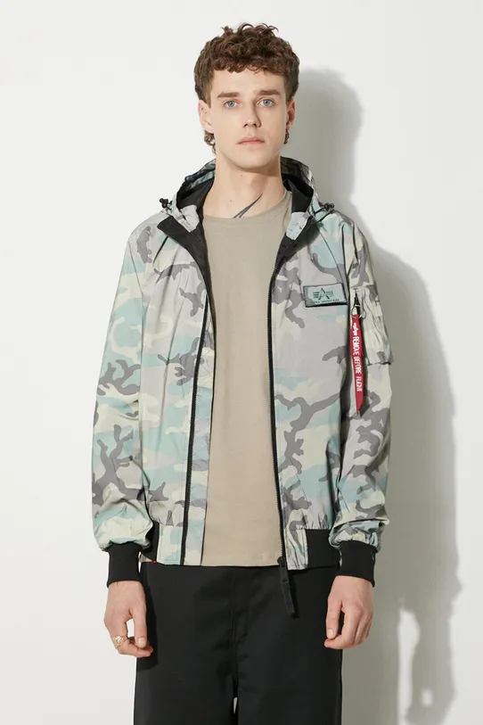 Alpha Industries kurtka MA-1 LW HOODED REFLECTIVE CAMO