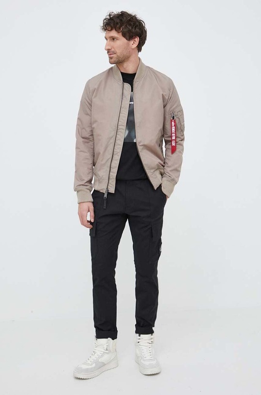 Alpha Industries giacca bomber 191103.679 beige SS24