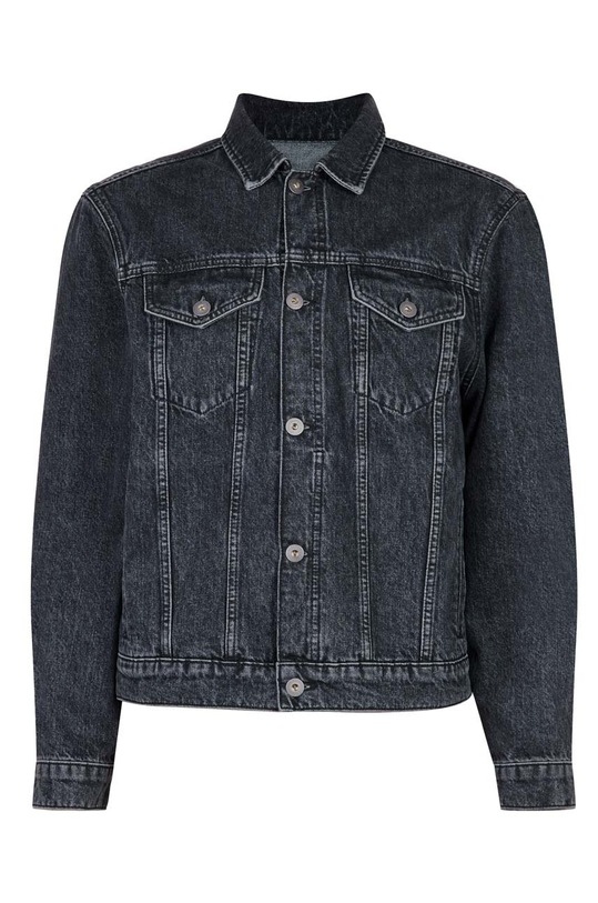 Kožený křivák AllSaints MA002Y černá