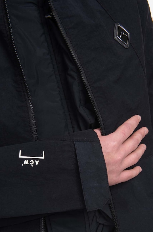 A-COLD-WALL* kurtka Irregular Dye Overshirt czarny ACWMSH085