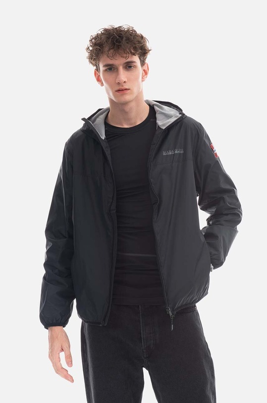 Napapijri jacket Napapijri A-Coubertin Open NA4H9Z 041 with black NA4H9Z.041