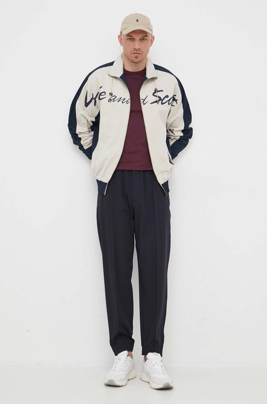 Μπουφάν Lyle & Scott JK1830V.W949 μπεζ SS23