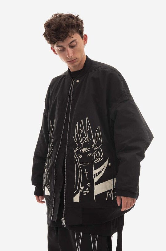 Rick Owens bomber jacket Jumbo Flight without black DU02B4977.MUEP3.BLACK