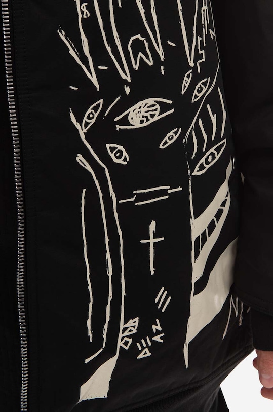 Rick Owens bomber jacket Jumbo Flight DU02B4977.MUEP3.BLACK