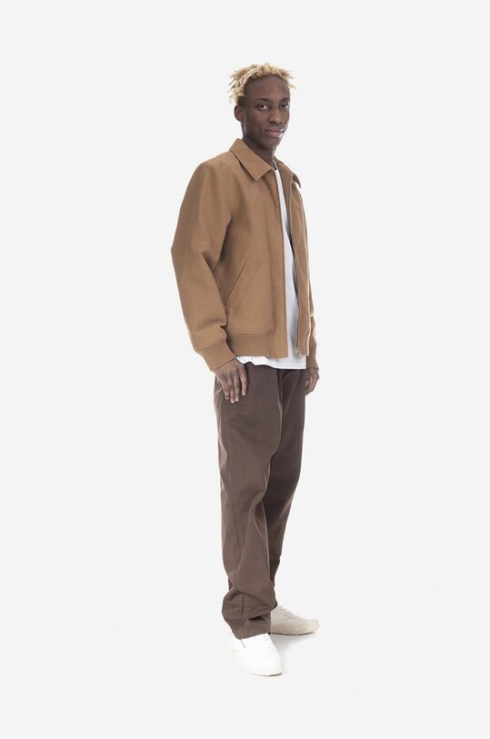 A.P.C. kurtka Blouson Gilles COFCS.H02706 brązowy SS23