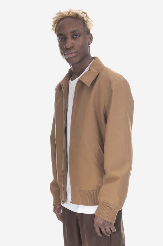 A.P.C. kurtka Blouson Gilles COFCS.H02706 brązowy