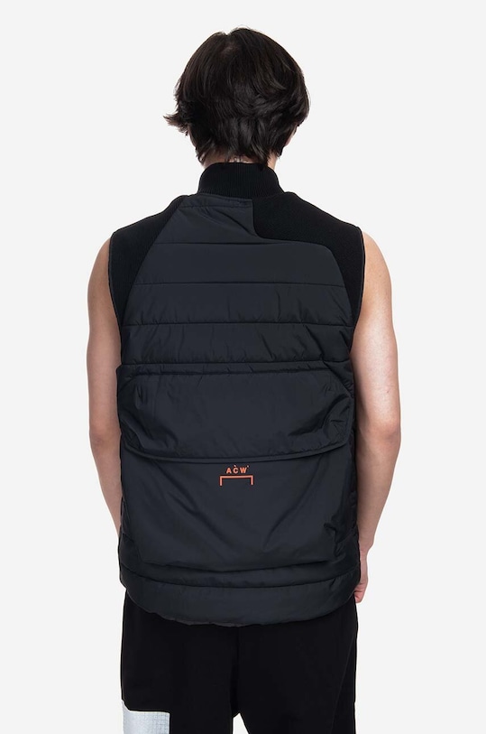 Odzież A-COLD-WALL* bezrękawnik Asymmetric Padded Gilet ACWMO142 czarny
