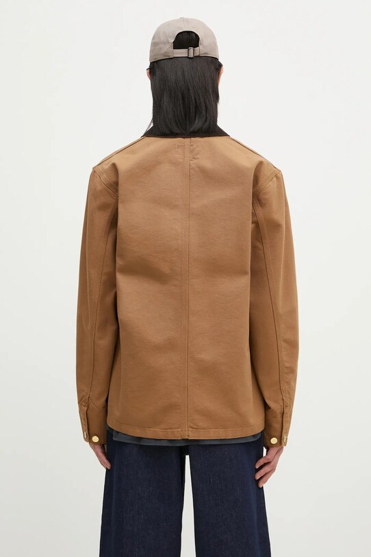 Одежда Хлопковая куртка Carhartt WIP I031519 коричневый