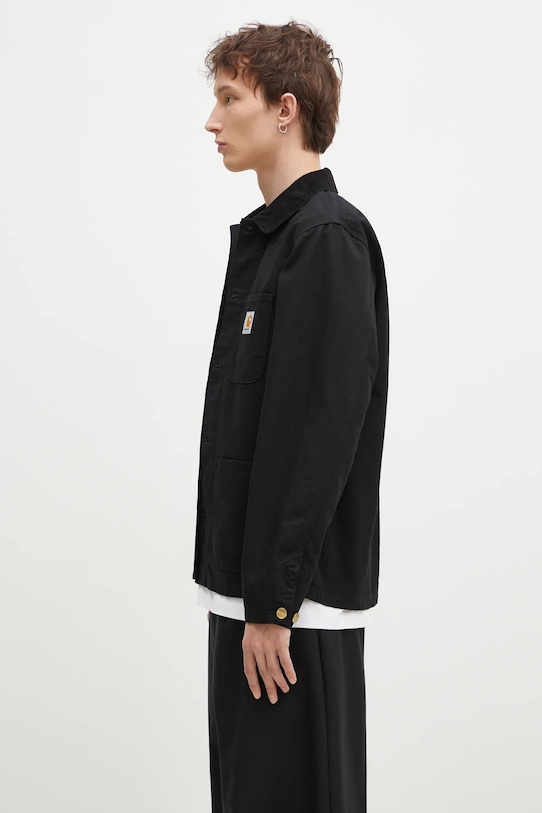 Bavlněná bunda Carhartt WIP Michigan Coat I031519 černá SS24