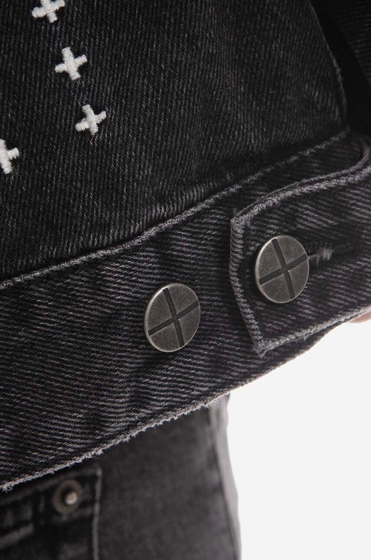 KSUBI kurtka jeansowa Cropped czarny MPS23JK002