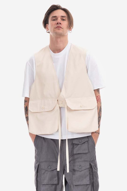 Engineered Garments vest other beige 23S1C002.CT203