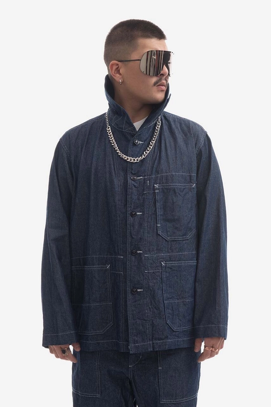 Ρούχα Μπουφάν Engineered Garments 23S1D042.CT011 μπλε