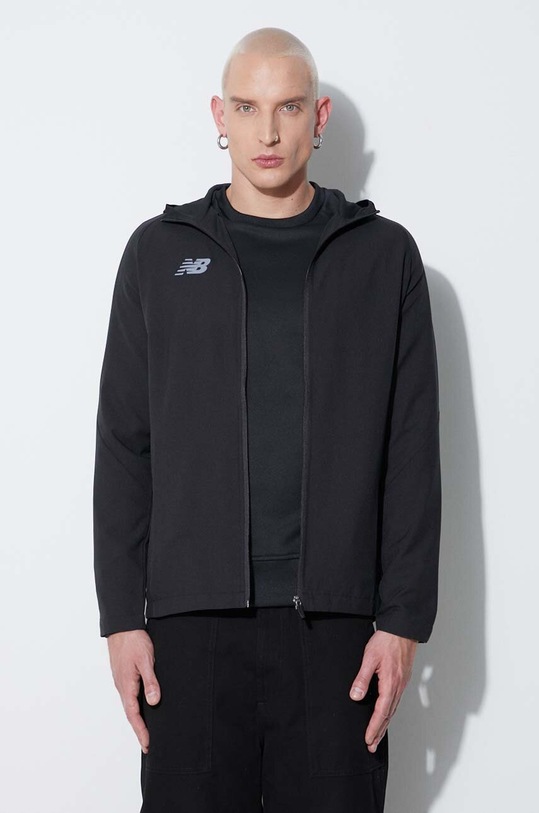 New Balance jacket with black EMJ9036BK