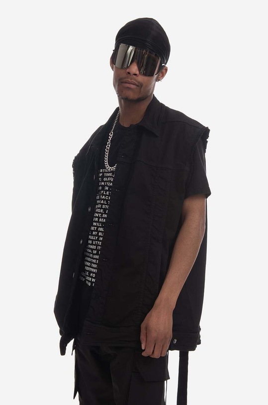 Rick Owens DRKSHDW vest DU01C6762.SDO.BLACK black