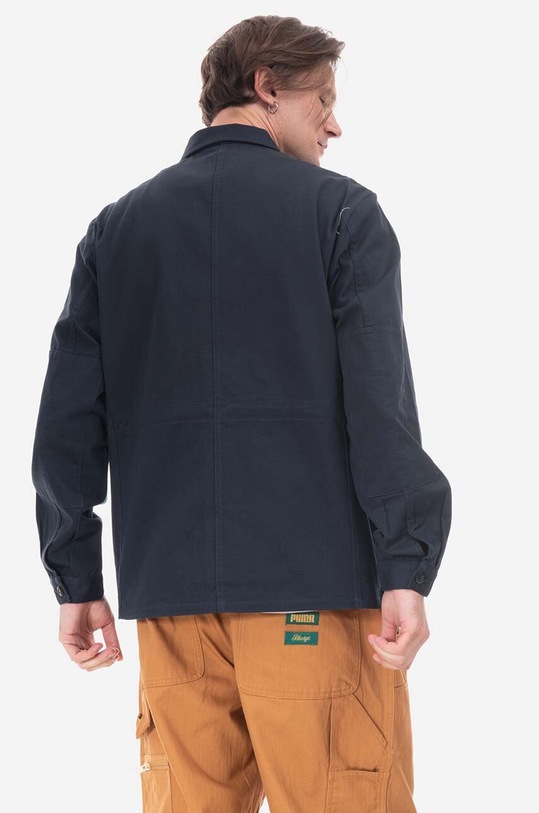 Bombažna jakna Universal Works 00166.NAVY mornarsko modra SS23