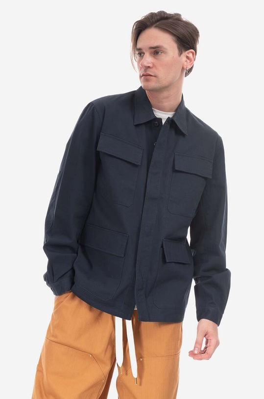 Bombažna jakna Universal Works 00166.NAVY