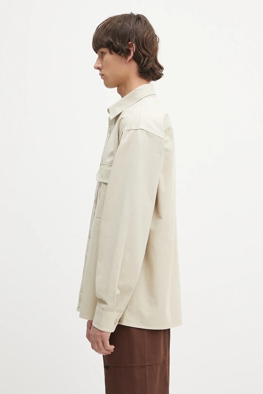 Bavlněná košile Carhartt WIP Reno Shirt Jac I031447.2LPGD béžová SS25