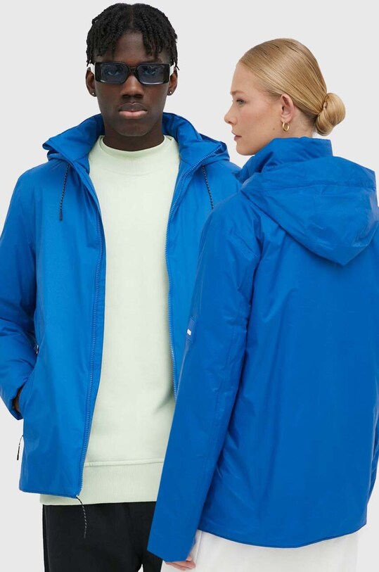 Nepromokavá bunda Rains 15400 Fuse Jacket přechodné modrá 15400.83