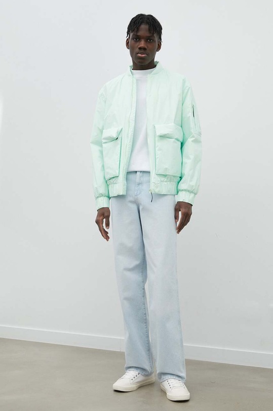 Rains geaca de ploaie 15530 Fuse Bomber Jacket 15530.34 verde SS23