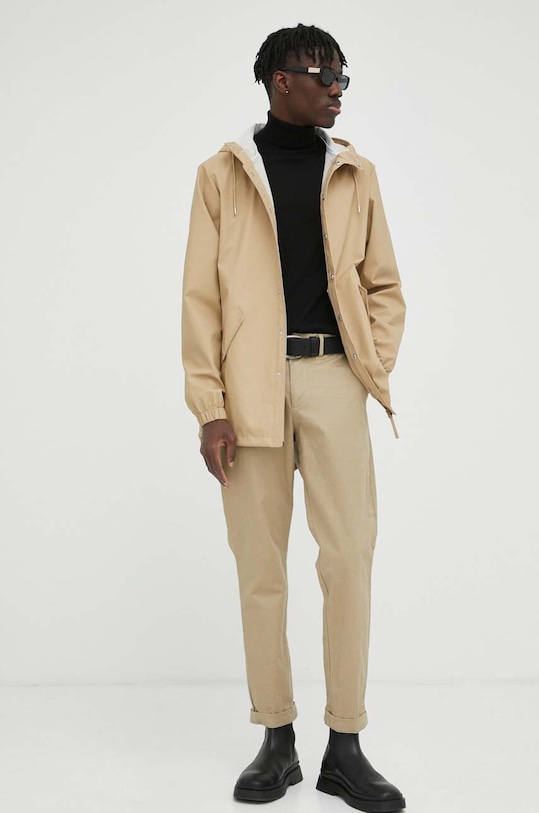 Дождевик Rains 18010 Fishtail Jacket 18010.24 бежевый SS23