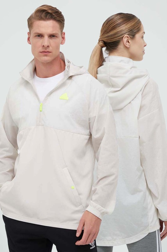 adidas kurtka pozostałe beżowy IP3728