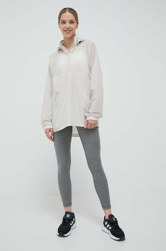 Odzież adidas kurtka IP3728 beżowy