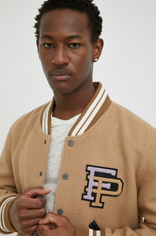 Шерстяная куртка-бомбер Filling Pieces 81422209985