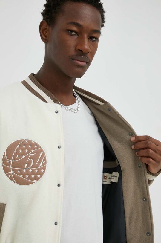 Vlněná bomber bunda The Mercer Brand MEAP231007