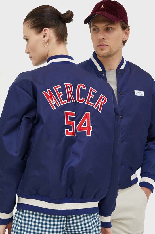 Μπουφάν bomber The Mercer Brand άλλο σκούρο μπλε MEAP231010