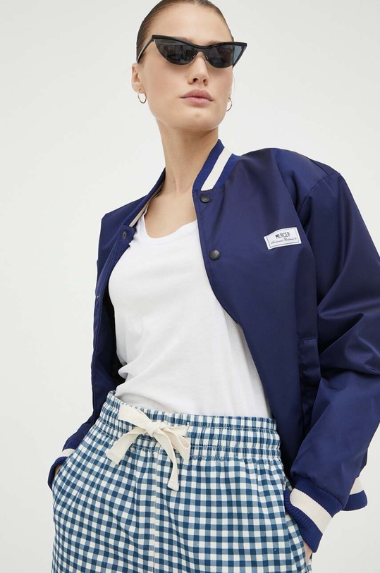 Μπουφάν bomber The Mercer Brand MEAP231010 σκούρο μπλε SS23