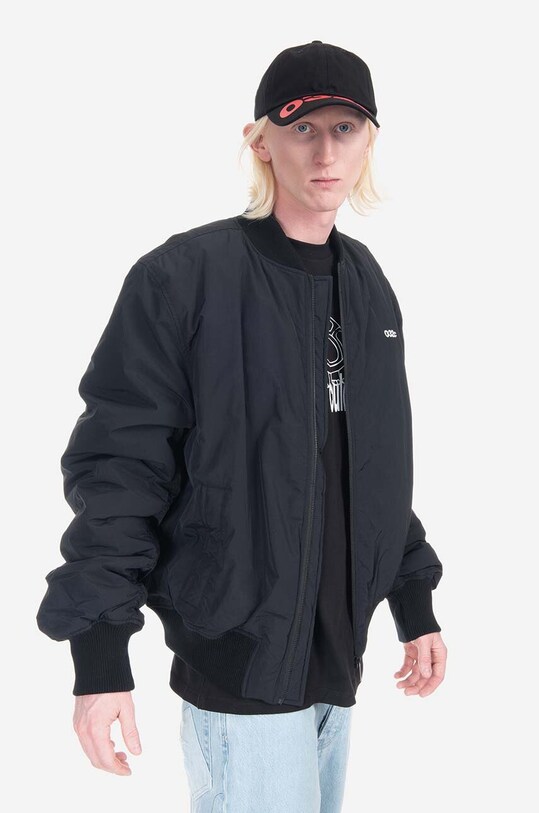 032C kurtka bomber The Grosse Freiheit bez kaptura czarny SS23.W.4010