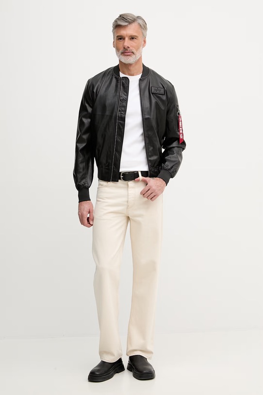 Alpha Industries kurtka bomber 106108.03 czarny SS26