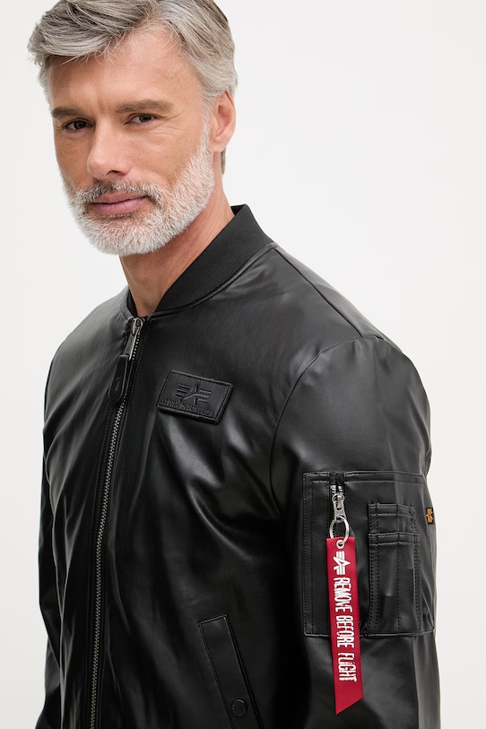Alpha Industries kurtka bomber czarny 106108.03