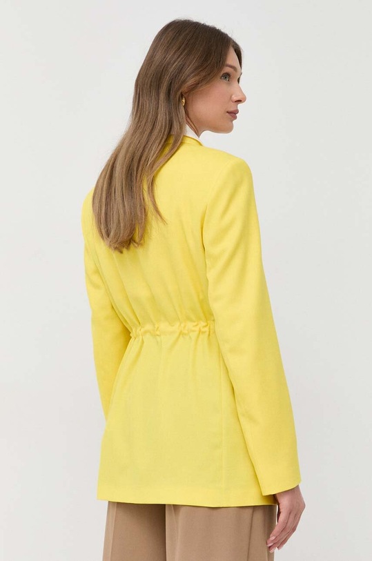 Ρούχα Μάλλινο μπουφάν BOSS 50483335 κίτρινο