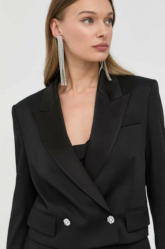 BOSS marynarka wełniana czarny 50483892