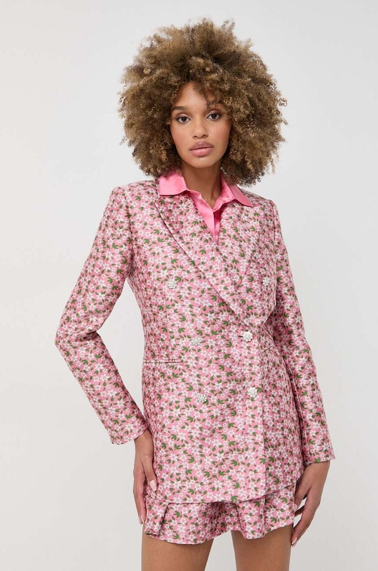 Sako Custommade Firdos Jacquard látka růžová 999442821