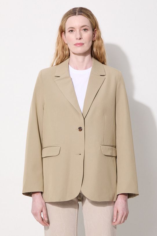 Піджак Samsoe Samsoe з підкладкою бежевий F22400119