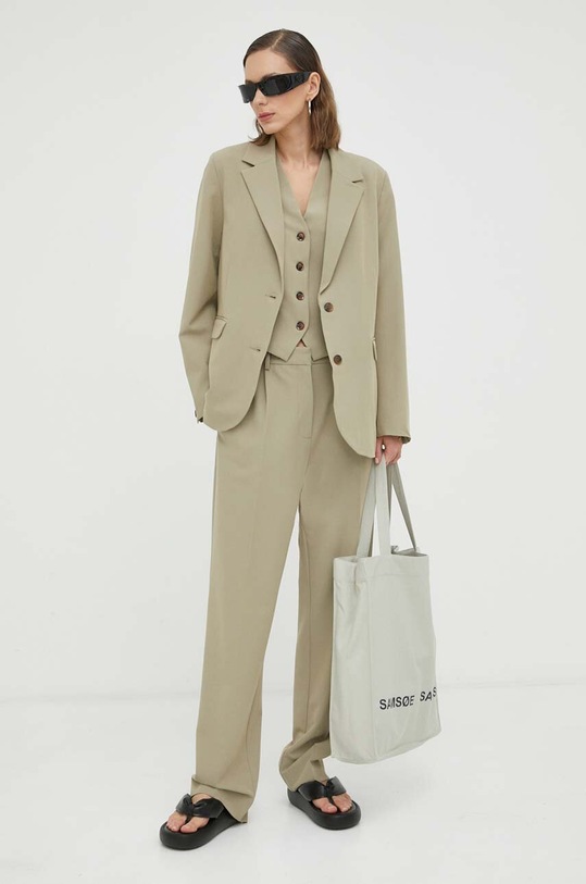 Samsoe Samsoe kamizelka F22400120 beżowy SS23